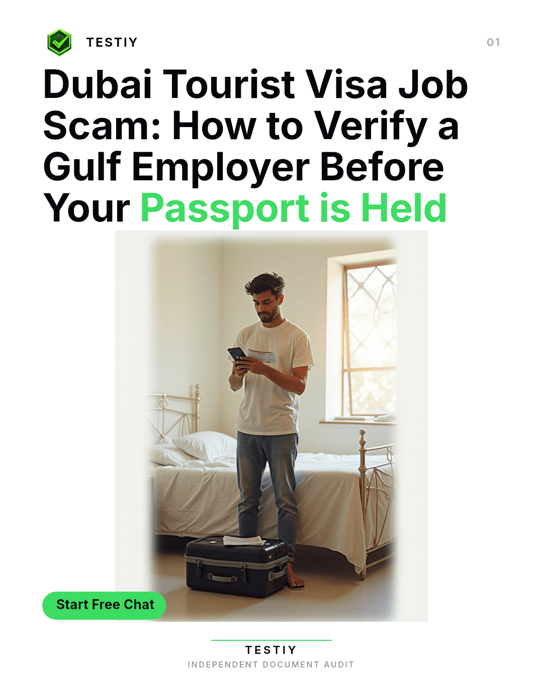 Dubai Tourist Visa Job Scam: How to Verify a Gulf Employer Before Your Passport is Held
