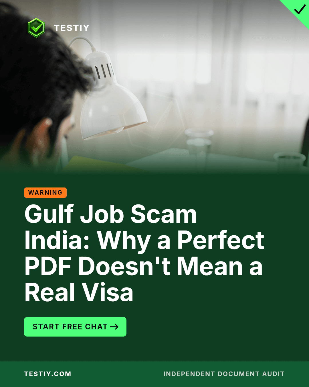 Gulf Job Scam India: Why a Perfect PDF Doesn't Mean a Real Visa