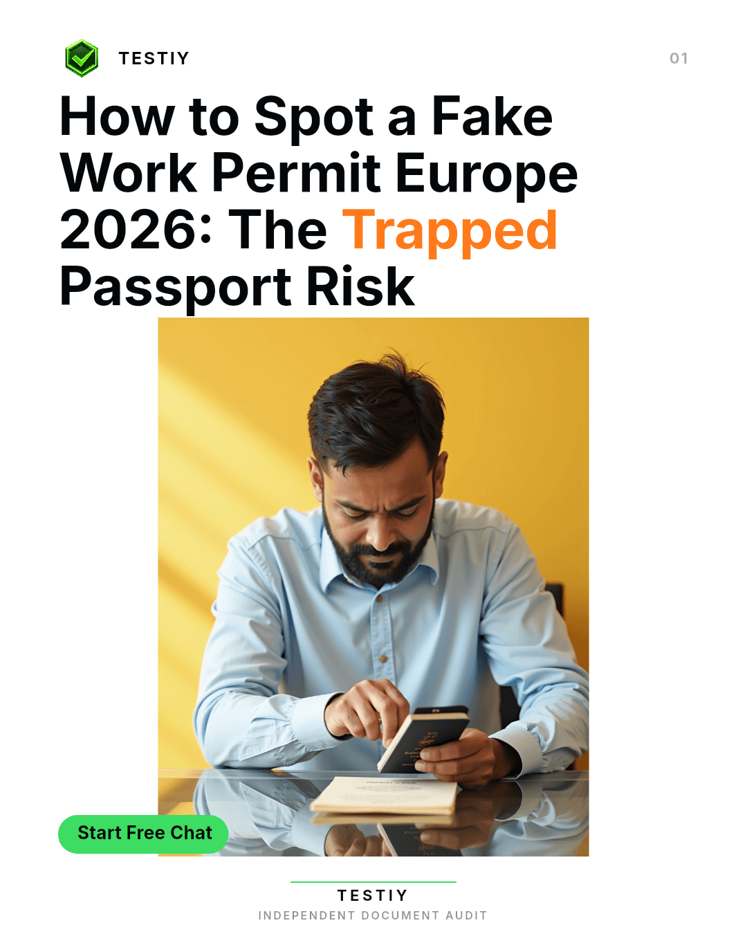 How to Spot a Fake Work Permit Europe 2026: The Trapped Passport Risk